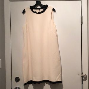 J. Crew Off-White and Black Dress